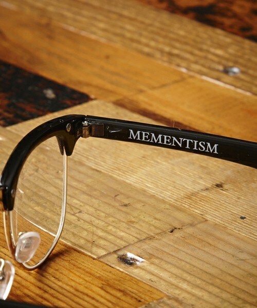 MEMENTISM（メメントイズム）の「ME-09W ブロウタイプメガネ　眼鏡 伊達メガネ だて眼鏡（メガネ・レディース・ブラック/ブラウン・FREE）」の8枚目の写真