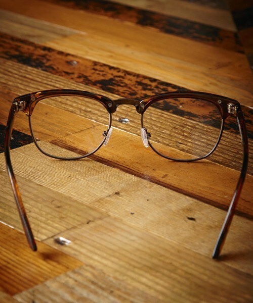 MEMENTISM（メメントイズム）の「ME-09W ブロウタイプメガネ　眼鏡 伊達メガネ だて眼鏡（メガネ・レディース・ブラック/ブラウン・FREE）」の14枚目の写真