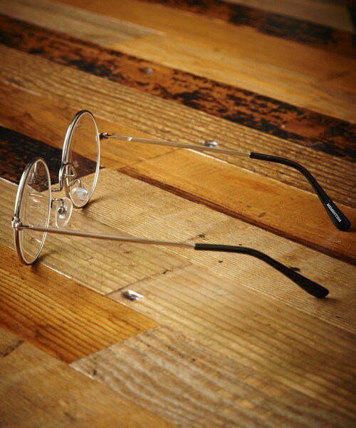 MEMENTISM（メメントイズム）の「ME-10W 丸めがね　丸眼鏡 伊達メガネ だて眼鏡（メガネ・レディース・シルバー・FREE）」の4枚目の写真