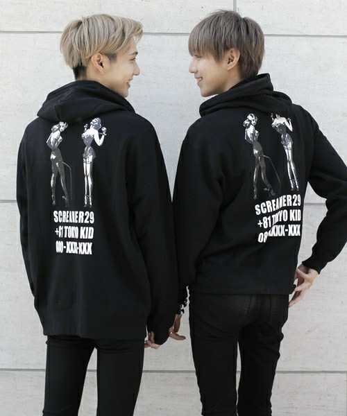 MEMENTISM（メメントイズム）の「Usuke Devil プリントZIPパーカー SCREMER29（パーカー・メンズ・ブラック・MEDIUM/LARGE）」の6枚目の写真