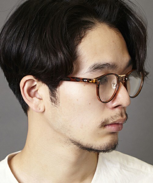 MEMENTISM(メメントイズム)の「ME-13 コンビネーションフレームメガネ 眼鏡 伊達眼鏡 だてメガネボストンメガネ (メガネ・メンズ・ブラック/ブラウン・FREE)」の18枚目の写真