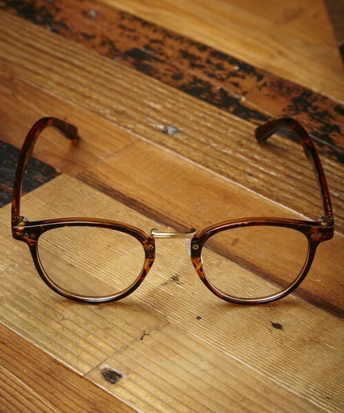 MEMENTISM(メメントイズム)の「ME-13 コンビネーションフレームメガネ 眼鏡 伊達眼鏡 だてメガネボストンメガネ (メガネ・メンズ・ブラック/ブラウン・FREE)」の9枚目の写真