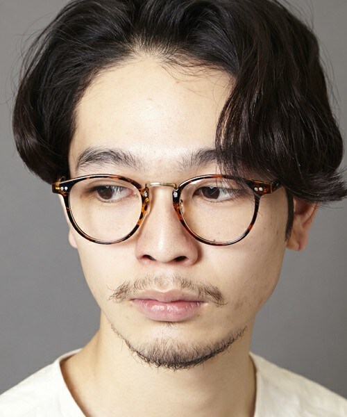 MEMENTISM(メメントイズム)の「ME-13 コンビネーションフレームメガネ 眼鏡 伊達眼鏡 だてメガネボストンメガネ (メガネ・メンズ・ブラック/ブラウン・FREE)」の16枚目の写真