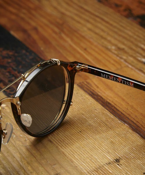 MEMENTISM（メメントイズム）の「ME-14 クリップオンコンビネーションフレームサングラス 眼鏡 伊達眼鏡 だてメガネ（サングラス・メンズ・ブラック/ブラウン・FREE）」の15枚目の写真