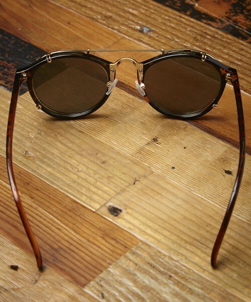 MEMENTISM（メメントイズム）の「ME-14 クリップオンコンビネーションフレームサングラス 眼鏡 伊達眼鏡 だてメガネ（サングラス・メンズ・ブラック/ブラウン・FREE）」の14枚目の写真