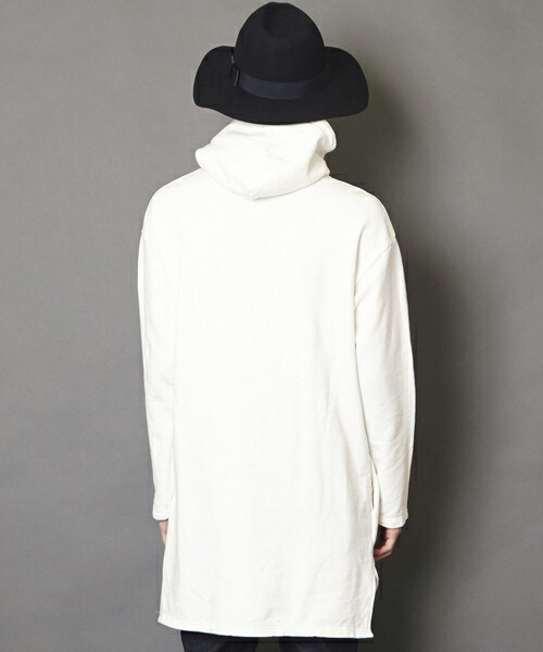 unrelaxing(アンリラクシング)の「UR-96 オーバーサイズプルオーバーパーカー(パーカー・メンズ・ホワイト/ブラック/グレー・SMALL/MEDIUM)」の12枚目の写真
