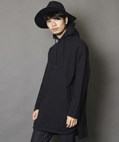 unrelaxing(アンリラクシング)の「UR-96 オーバーサイズプルオーバーパーカー(パーカー・メンズ・ホワイト/ブラック/グレー・SMALL/MEDIUM)」の4枚目の写真