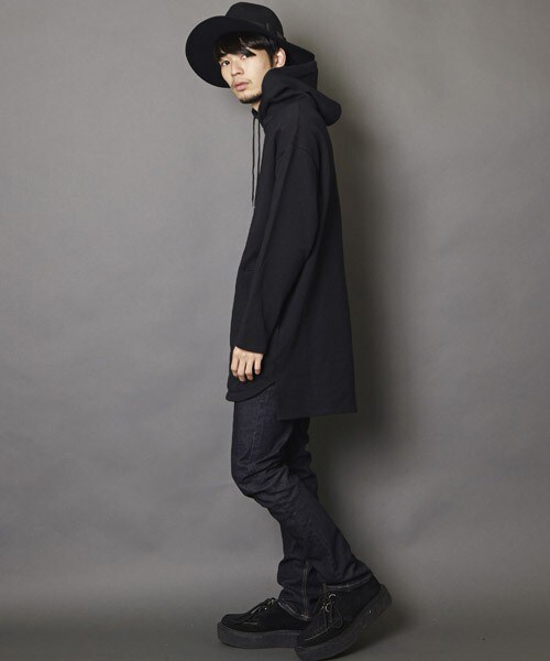 unrelaxing(アンリラクシング)の「UR-96 オーバーサイズプルオーバーパーカー(パーカー・メンズ・ホワイト/ブラック/グレー・SMALL/MEDIUM)」の20枚目の写真