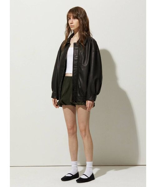 ALAND Lady Volume レザージャケット ブルゾン 韓国 sona ALAND Lady Volume レザージャケット ブルゾン 韓国 sona