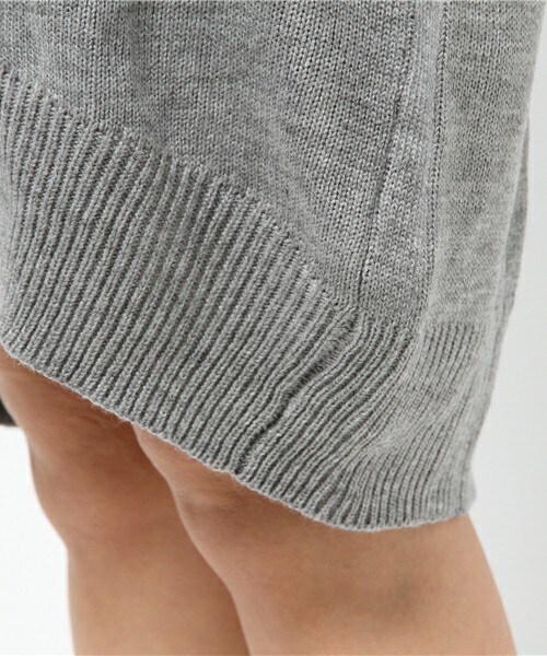 Louches（ルーシュ）の「LO-01 ロングニットワンピース（ワンピース・レディース・ブラック/グレー/レッド・FREE）」の5枚目の写真