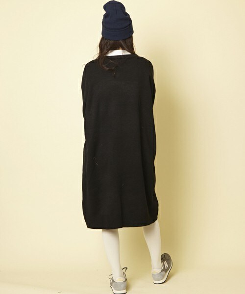 Louches（ルーシュ）の「LO-01 ロングニットワンピース（ワンピース・レディース・ブラック/グレー/レッド・FREE）」の10枚目の写真