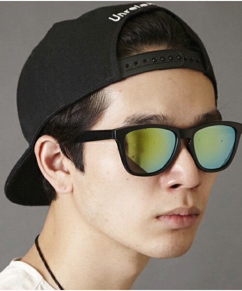 MEMENTISM（メメントイズム）の「ME-28 ミラーレンズサングラス 眼鏡 伊達眼鏡 だてメガネ（サングラス・メンズ・グリーン/ブルー/イエロー・FREE）」の3枚目の写真