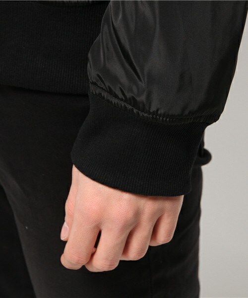 unrelaxing（アンリラクシング）の「UR-77 ナイロンMA-1（ブルゾン・メンズ・ブラック・SMALL/MEDIUM/LARGE）」の14枚目の写真