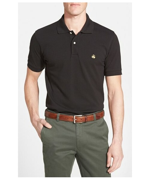 BROOKS BROTHERS(ブルックスブラザーズ)の「Brooks Brothers Cotton Piqué Polo(ポロシャツ・メンズ・Black・Regular Medium/Regular Small/Regular XX-Large/Regular Large/Regular X-Large)」の3枚目の写真