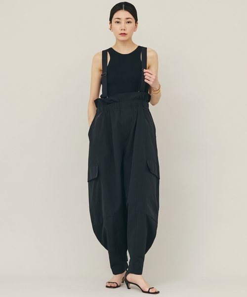 Curensology（カレンソロジー）の「コットンナイロンサロペットパンツ