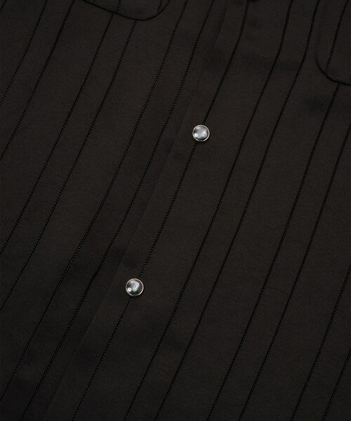 Needles（ニードルス）の「S/S Cowboy One-Up Shirt - TA/CU/PE Georgette（トップス・メンズ・BLACK/01/BEIGE/27/BLUE/73・S/M/L）」の5枚目の写真