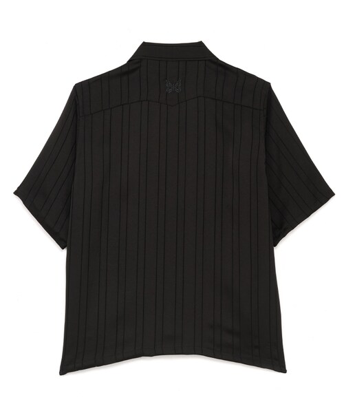 Needles（ニードルス）の「S/S Cowboy One-Up Shirt - TA/CU/PE Georgette（トップス・メンズ・BLACK/01/BEIGE/27/BLUE/73・S/M/L）」の4枚目の写真