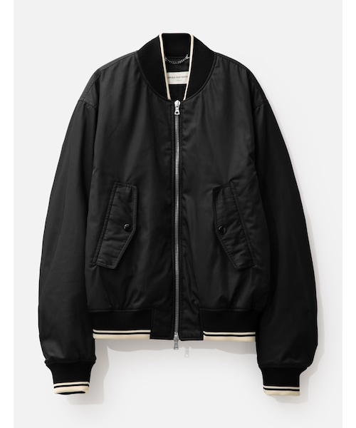 Loose Fit Bomber Jacket