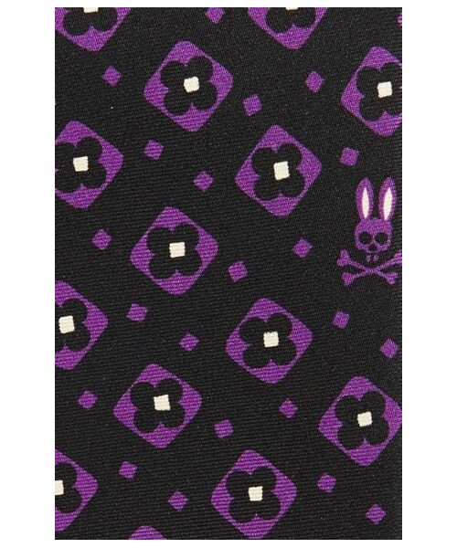 Psycho Bunny(サイコバニー)の「Psycho Bunny Medallion Silk Tie(ネクタイ・メンズ・Red/Navy・Regular)」の2枚目の写真