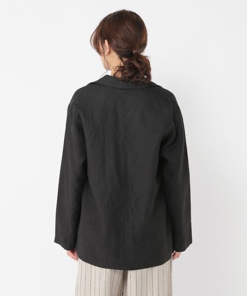 studio CLIP（スタディオクリップ）の「リネン100テーラードジャケット