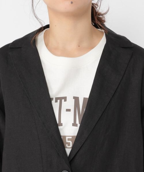 studio CLIP（スタディオクリップ）の「リネン100テーラードジャケット