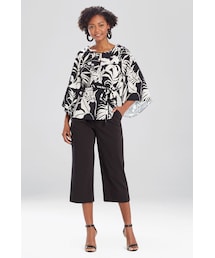 Josie Natori | Aiko Printed CDC Butterfly Top