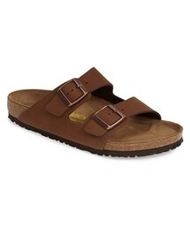 BIRKENSTOCK | Birkenstock 'Arizona' Leather Slide Sandal (Men)(サンダル)
