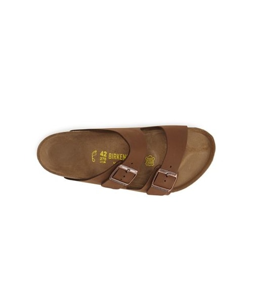 BIRKENSTOCK(ビルケンシュトック)の「Birkenstock 'Arizona' Leather Slide Sandal (Men)(サンダル・メンズ・Cocoa・13 D/14 D/9 D/6 D/10 D/17 D/12 D/15 D/11 D/8 D/16 D/7 D)」の2枚目の写真