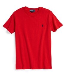 RALPH LAUREN | Ralph Lauren Cotton Crewneck T-Shirt (Big Boys)(Tシャツ/カットソー)
