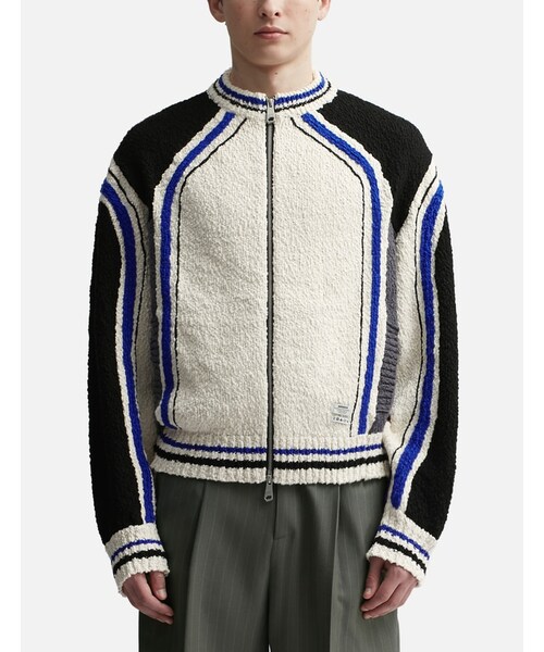 Knit Zip-up Cardigan
