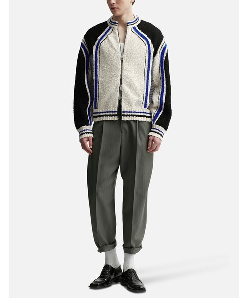 Knit Zip-up Cardigan