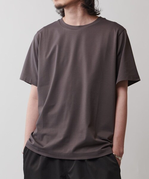 Lui's(ルイス)の「SHINE BASIC TEE(Tシャツ/カットソー・メンズ・ホワイト/ライトグレー/チャコールグレー/ブラック・S/M)」の3枚目の写真
