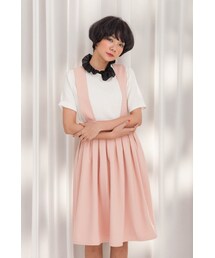 Marjorie | 課後約會，背後一片式吊帶裙(スカート)