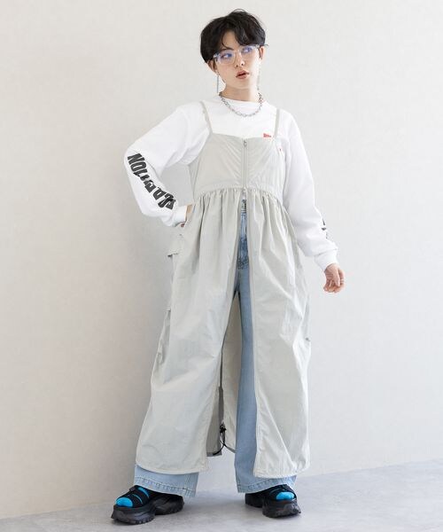 naptime 2022 FW ナップタイム　コーデュロイワンピース　ホワイト 新品未使用】naptime 2022 FW コーデュロイワンピース ホワイト
