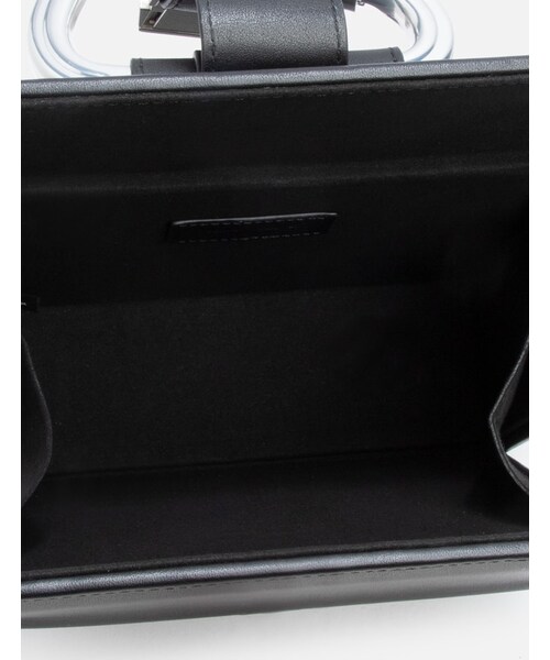 LEATHER CARABINER BOX BAG Heliot Emil - LEATHER CARABINER BOX BAG