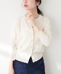 natural couture（ナチュラルクチュール）の「UVカット機能あり/プチプラ金釦ベーシックカーデ（カーディガン/ボレロ）」