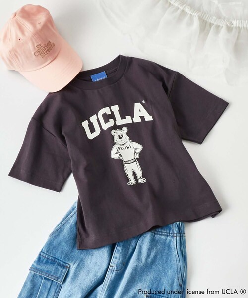 CIAOPANIC TYPY(チャオパニックティピー)の「【KIDS】【UCLA】TYPY別注プリントTee(Tシャツ/カットソー・キッズ・アイボリー/ネイビー/チャコールグレー・L/S/M/XL/XXL)」の2枚目の写真