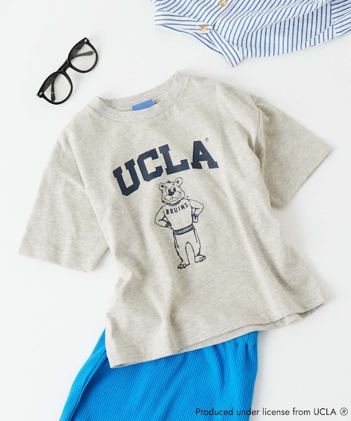 CIAOPANIC TYPY(チャオパニックティピー)の「【KIDS】【UCLA】TYPY別注プリントTee(Tシャツ/カットソー・キッズ・アイボリー/ネイビー/チャコールグレー・L/S/M/XL/XXL)」の1枚目の写真