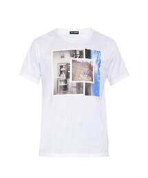 RAF SIMONS | Raf Simons Photo-montage cotton-jersey T-shirt(Tシャツ/カットソー)