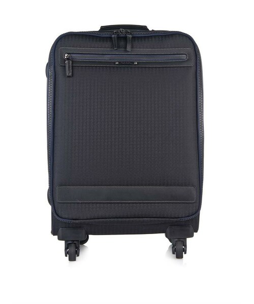 Paul Smith ポールスミス の Paul Smith Jacquard And Leather Trolley Suitcase スーツケース キャリーバッグ Wear