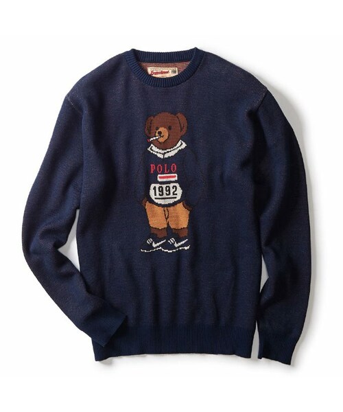 INTERBREED（インターブリード）の「lo-bear-cotton-knit（）」 - WEAR