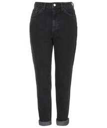 TOPSHOP | Moto washed black mom jeans(デニムパンツ)