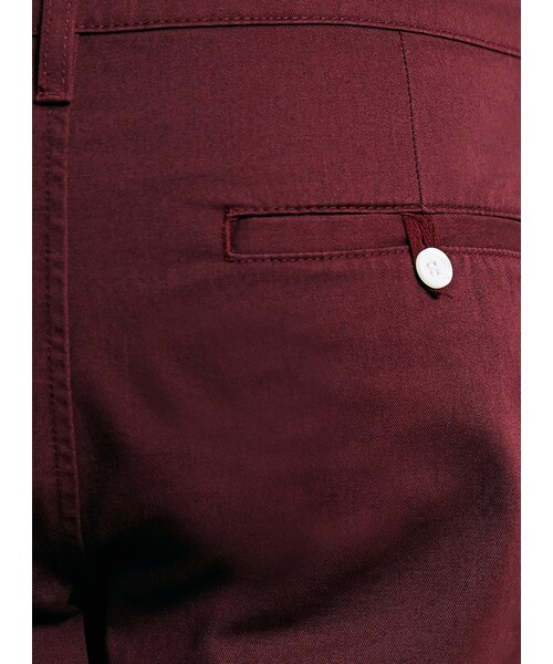TOPMAN(トップマン)の「Burgundy Chino Shorts(その他パンツ・メンズ・Red・30)」の4枚目の写真