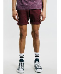 TOPMAN | Burgundy Chino Shorts(その他パンツ)