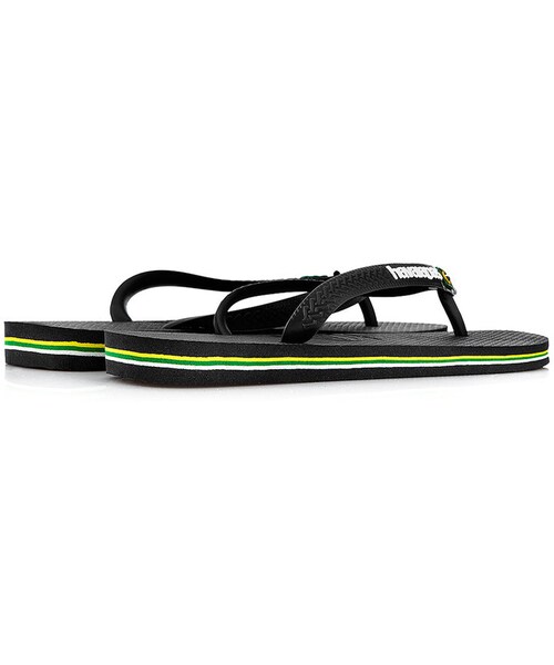 havaianas(ハワイアナス)の「Havaianas Brazil Logo Flip Flops(サンダル・メンズ・Black・S/XL/M/L)」の2枚目の写真