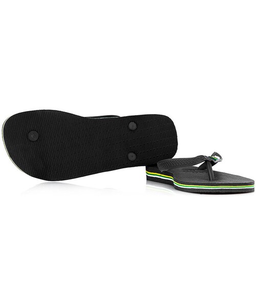 havaianas(ハワイアナス)の「Havaianas Brazil Logo Flip Flops(サンダル・メンズ・Black・S/XL/M/L)」の4枚目の写真