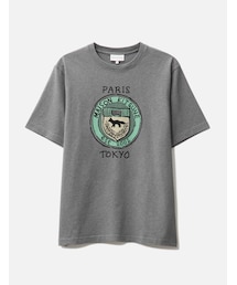 【MAISON KITSUNE】メンズ シティコインズT グレー MAISON KITSUNE】メンズ シティコインズT グレー (MAISON
