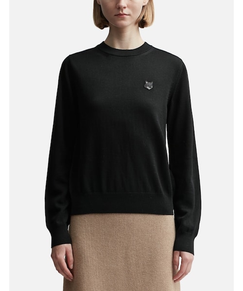 Bold Fox Head Patch Regular Jumper