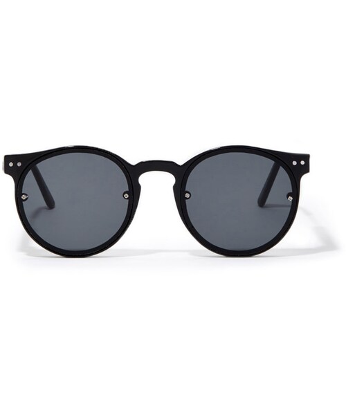 FOREVER 21（フォーエバー トゥエンティーワン）の「FOREVER 21 Spitfire Post Punk Sunglasses（サングラス・レディース・Black/black・One size）」の6枚目の写真