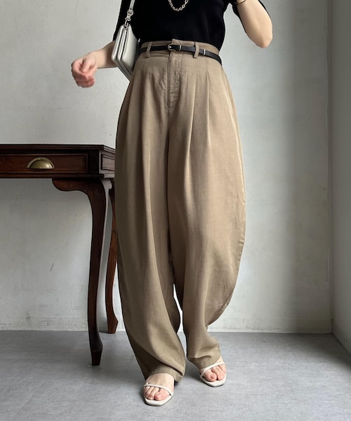 DouDou（ドゥドゥ）の「テンセルリネンバルーンパンツ（その他